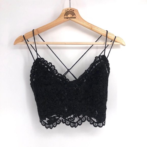 Free People Other - Free people Lace bralette Celine longline …